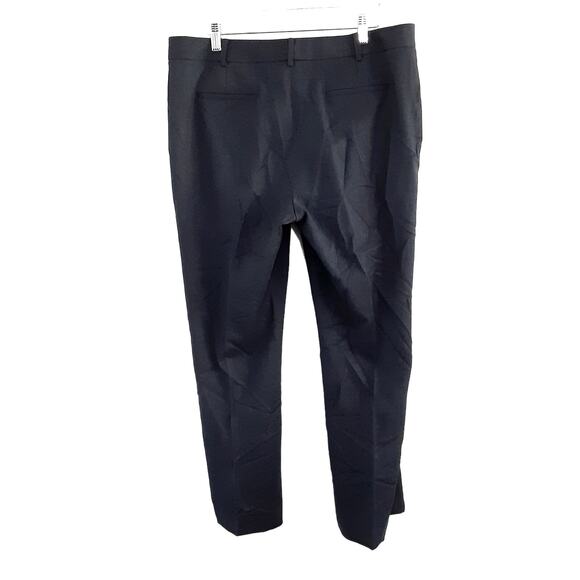 Brooks Brothers 346 Lucia Fit Slim Fit Trousers Wool Navy Blue Pleated Front 12 - Picture 2 of 11